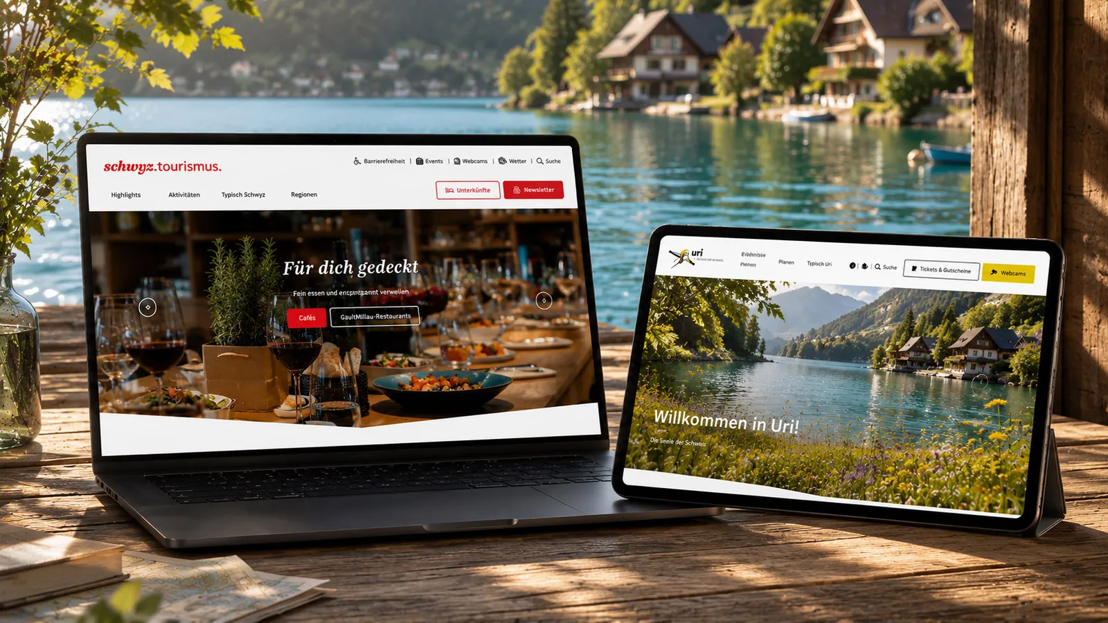 TPUS — eine Plattform, viele touristische Regionen. — Oberfläche